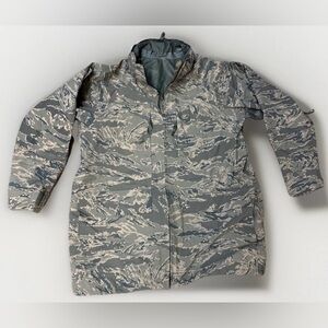 Military All-Purpose Parka Large Long Gore-Tex Environmental Camo Jacket